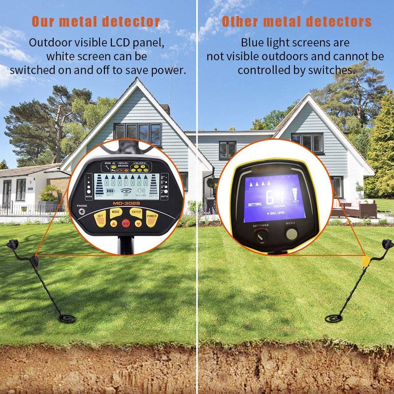 md 3028 lcd underground metal detector 10
