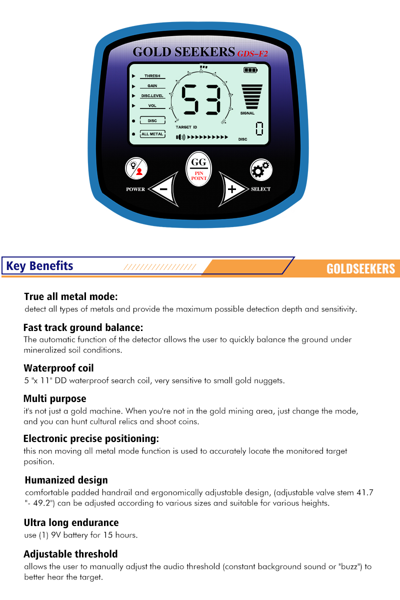 gds f2 metal detector 13